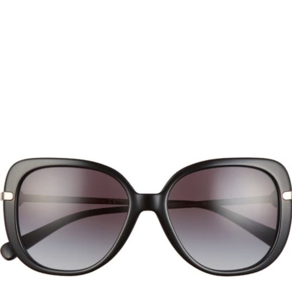 Coach, 55mm Gradient Square Sunglasses, 
AMBER TORTOISE - Picture 4 of 10